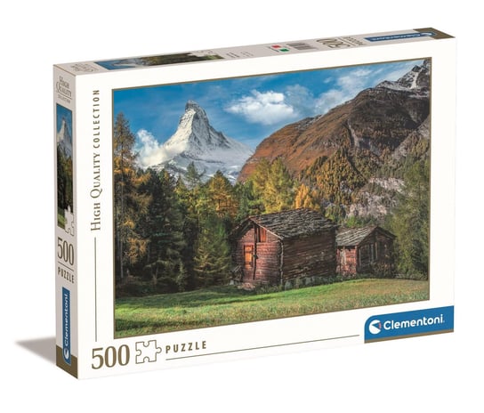 Clementoni, Puzzle, High Quality, Charming Matterhorn, 500 el. Clementoni