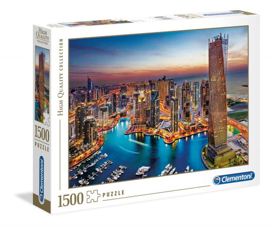 Clementoni, puzzle, High Quality, Dubai Marina, 1500 el. Clementoni