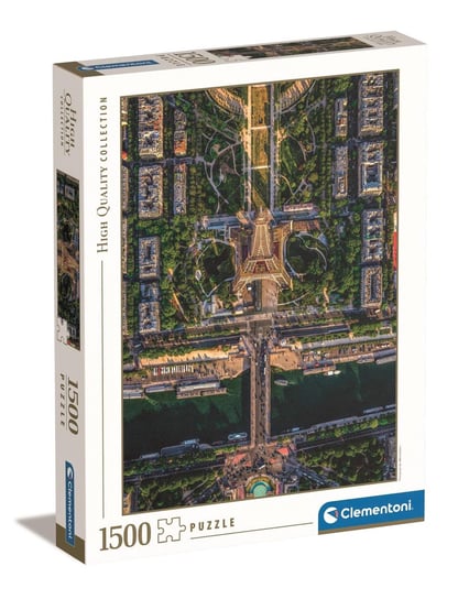 Clementoni, Puzzle, High Quality, Flying Over Paris, 1500 el. Clementoni