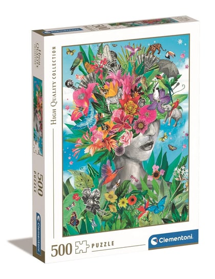 Clementoni, Puzzle, High Quality, Head in the Jungle, 500 el. Clementoni