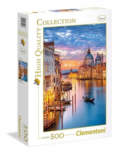 Clementoni, puzzle, High Quality Oświetlona Wenecja, 500 el. Clementoni