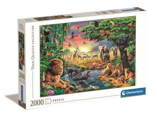 Clementoni, Puzzle, High Quality, The African Gathering, 2000 el. Clementoni
