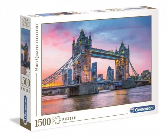 Clementoni, puzzle, High Quality Tower Bridge Sunset, 1500 el. Clementoni