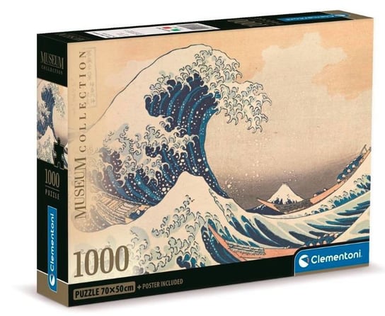 Clementoni, puzzle, Hokusai: La Grande Onda, 1000 el. Clementoni