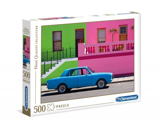 Clementoni, puzzle, HQ The Blue Car, 500 el. Clementoni