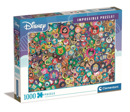 Clementoni, Puzzle, Impossible, Disney Classic, 1000 el. Clementoni