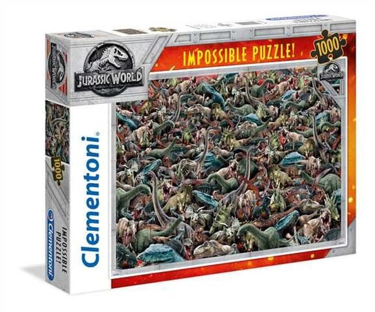 Clementoni, puzzle, Impossible: Jurassic World, 1000 el. Clementoni
