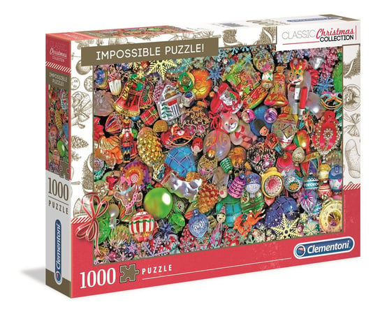 Clementoni, puzzle, impossible kolekcja świąteczna, 1000 el. Clementoni