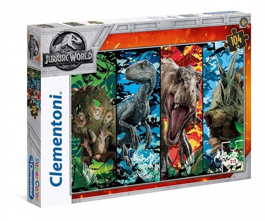 Clementoni, puzzle, Jurassic World, 104 el. Clementoni