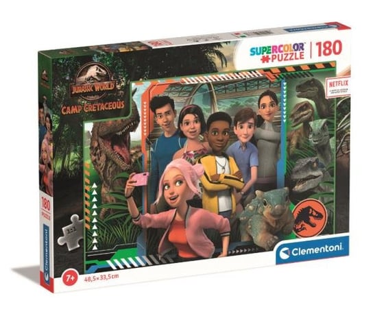 Clementoni, puzzle, Jurassic World, 180 el. Clementoni