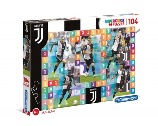 Clementoni, puzzle, Juventus, 104 el. Clementoni