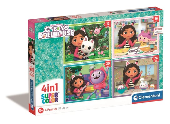 Clementoni, puzzle, Koci Domek Gabi, 12/16/20/24 el. Clementoni