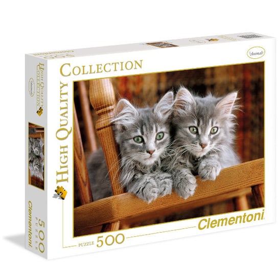 Clementoni, puzzle, Kocięta, 500 el. Clementoni
