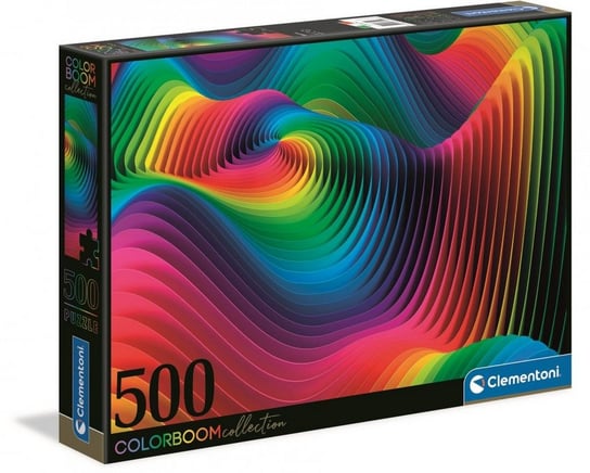 Clementoni, puzzle, Kolorowe Fale Color Boom, 500 el. Clementoni