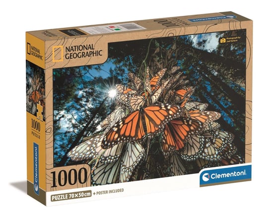 Clementoni, puzzle, kompaktowe opakowanie, National Geographic Collection, 1000 el. Clementoni