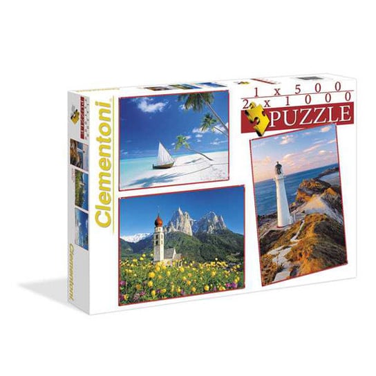 Clementoni, puzzle, Krajobraz, 500/2x1000 el. Clementoni