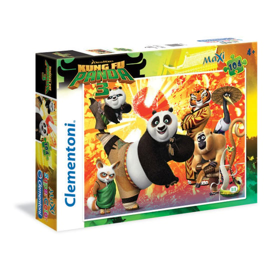 Clementoni, puzzle, Kung Fu Panda, 104 el. Clementoni