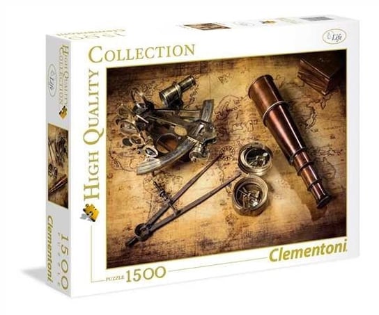 Clementoni, puzzle, Kurs na skarb, 1500 el. Clementoni