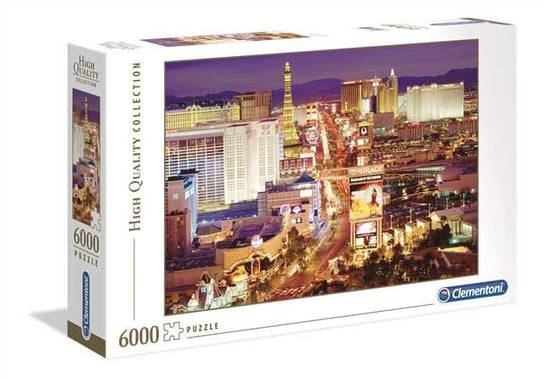 Clementoni, puzzle, Las Vegas, 6000 el. Clementoni