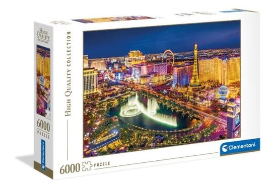 Clementoni, puzzle, Las Vegas, 6000 el. Clementoni