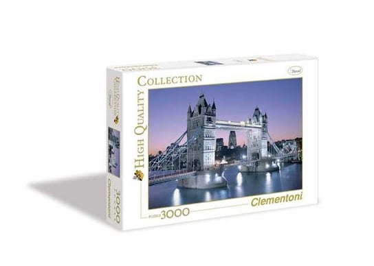 Clementoni, puzzle, London Tower Bridge, 3000 el. Clementoni