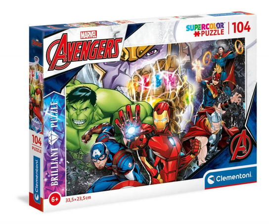Clementoni, puzzle, Marvel, 1000 el. Clementoni
