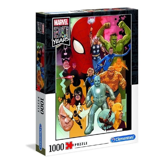 Clementoni, puzzle, Marvel, 80 Years, 1000 el. Clementoni