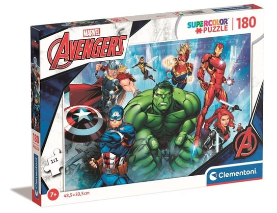 Clementoni, puzzle, Marvel, Avengers, 180 el. Clementoni