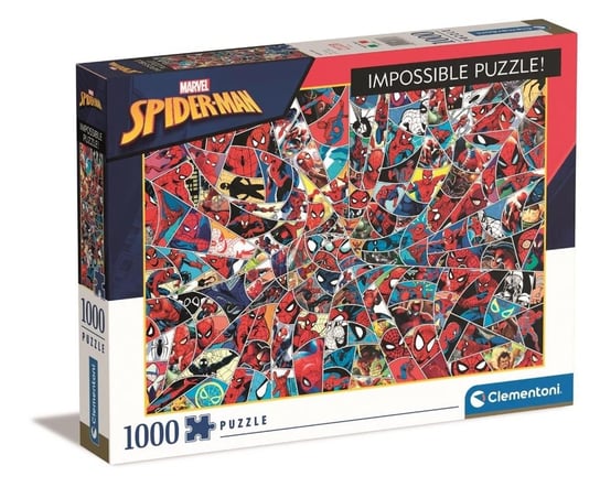 Clementoni, puzzle, Marvel, Impossible, Spiderman, 1000 el. Clementoni