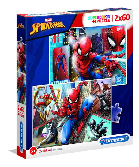 Clementoni, puzzle, Marvel, Spider-Man, 60/60 el. Clementoni