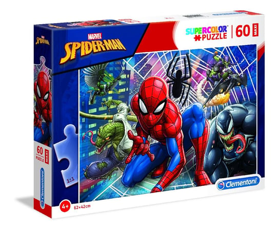 Clementoni, puzzle, Marvel, Spider-Man, 60 el. Clementoni