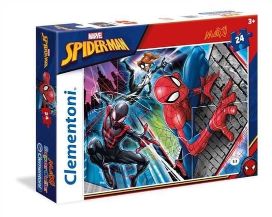 Clementoni, puzzle, Marvel, Spider-man, maxi, 24 el. Clementoni