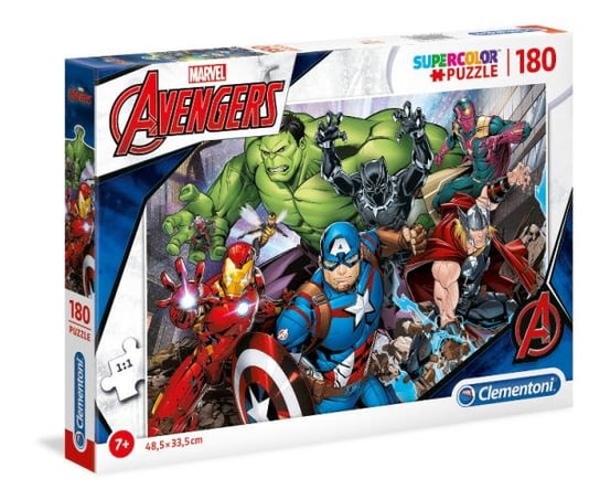 Clementoni, puzzle, Marvel, The Avengers, 180 el. Clementoni