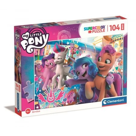 Clementoni, puzzle, Maxi My Little Pony, 104 el. Clementoni