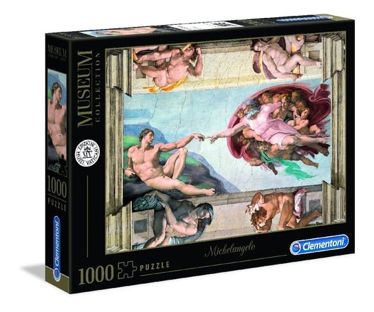 Clementoni, puzzle, Michelangelo The creation of man, 1000 el. Clementoni