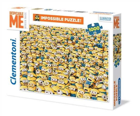 Clementoni, puzzle, Minionki, Impossible Minionki, 1000 el. Clementoni