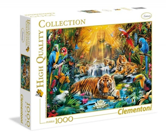 Clementoni, puzzle, Mistyczne tygrysy, 1000 el. Clementoni