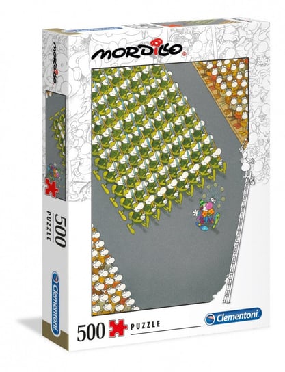 Clementoni, puzzle, Mordillo The March, 500 el. Clementoni