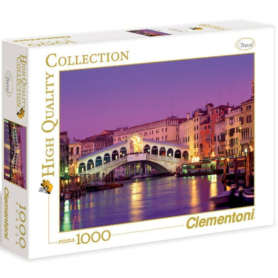 Clementoni, puzzle, Most Rialto Wenecja, 1000 el. Clementoni