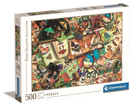 Clementoni, puzzle, Motyle. Butterfly Collection 35125, 500 el. Clementoni