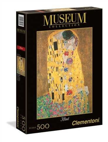 Clementoni, puzzle, Museum Collection, Klimt, Pocałunek, 500 el. Clementoni