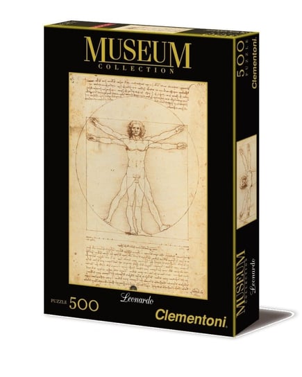 Clementoni, puzzle, Museum Collection, Leonardo da Vinci, Vitruvian Man, 500 el. Clementoni