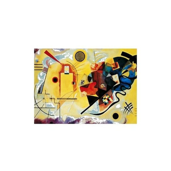 Clementoni, puzzle, Museum Collection, Modern Art Yellow-Red-Blue, 1000 el. Clementoni
