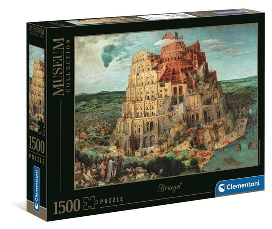 Clementoni, puzzle, Muzeum Breugel. Wieża Babel, 1500 el. Clementoni