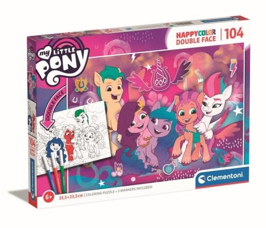 Clementoni, puzzle, My Little Pony, 104 el. Clementoni