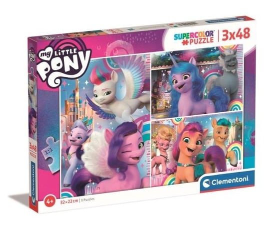Clementoni, Puzzle, My Little Pony 25275, 3x48el Clementoni