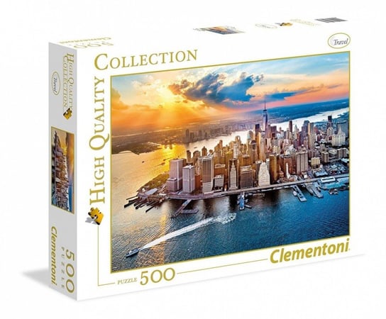 Clementoni, puzzle, New York, 500 el. Clementoni