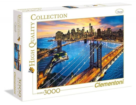 Clementoni, puzzle, Nowy Jork, 3000 el. Clementoni
