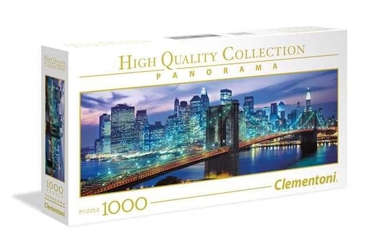Clementoni, puzzle, Nowy York, Most Brooklińsky, 1000 el. Clementoni