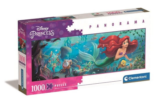 Clementoni, puzzle, Panorama Collection, Disney Little Mermaid, 1000 el. Clementoni